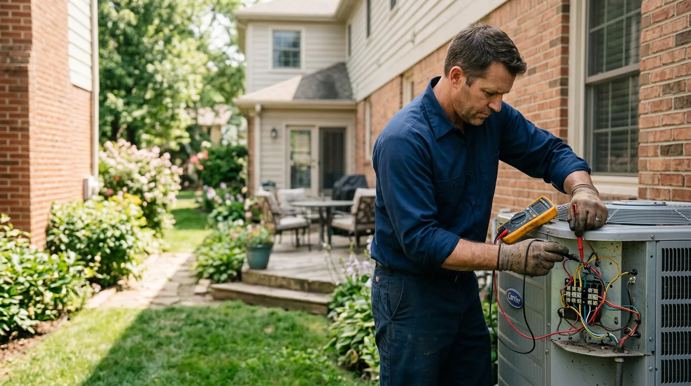 HVAC technician working near Rockaway Park, NY